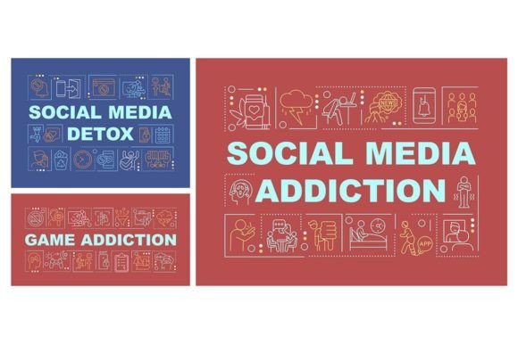 Addictions Word Concepts Banner Set Review