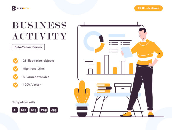 Business Activity Illustration Set Review
