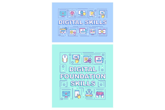 Digital Skills Word Concepts Banner Set Review