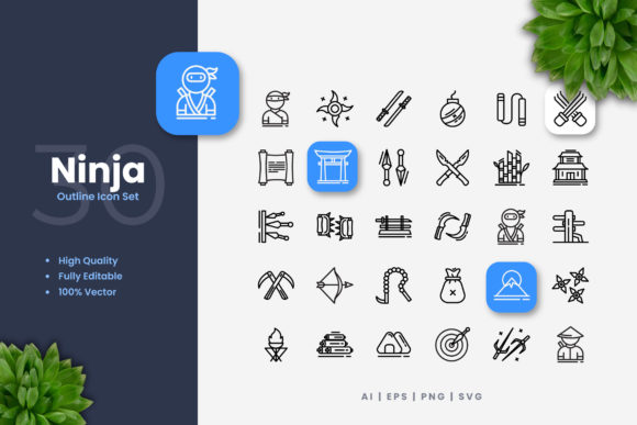 Ninja Icons: Clean Graphics for Local Business Branding