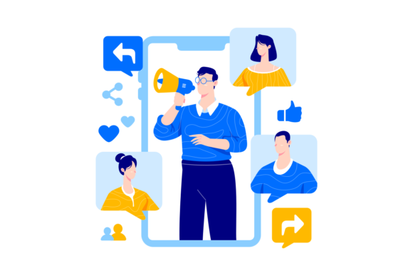 Refer a Friend Vector Illustration for Branding and Marketing