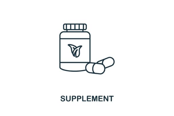 Supplement Icon: A Versatile Graphic for Local Business Branding