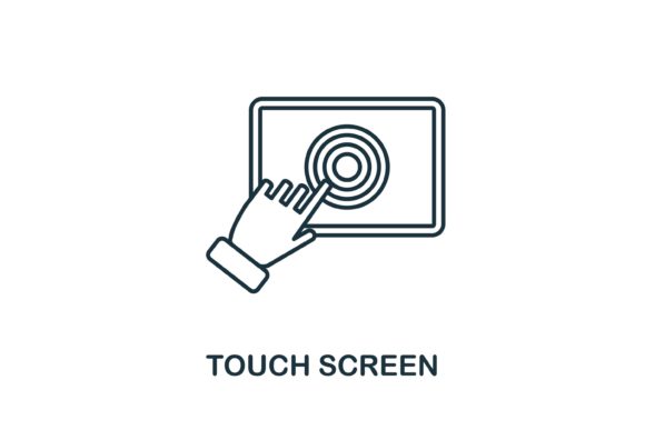 Touch Screen Icon for Crafting and Handmade Business Use