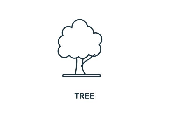 Tree Icon: A Versatile Graphic for Branding and Design Projects